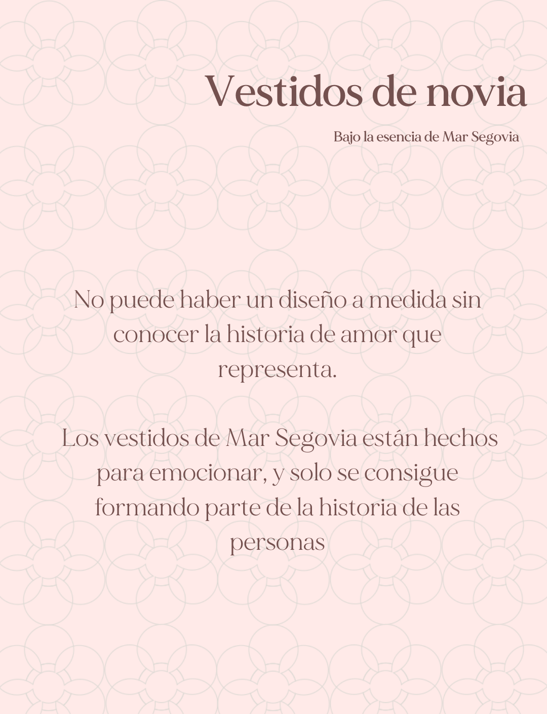 Diseños personalizados y vestidos a medida · Mar Segovia